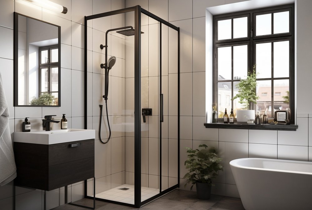 Semi-Frameless Shower Enclosure