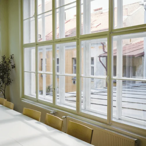 Triple-Pane windows glass