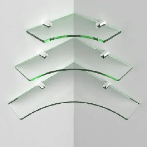 Corner glass racks