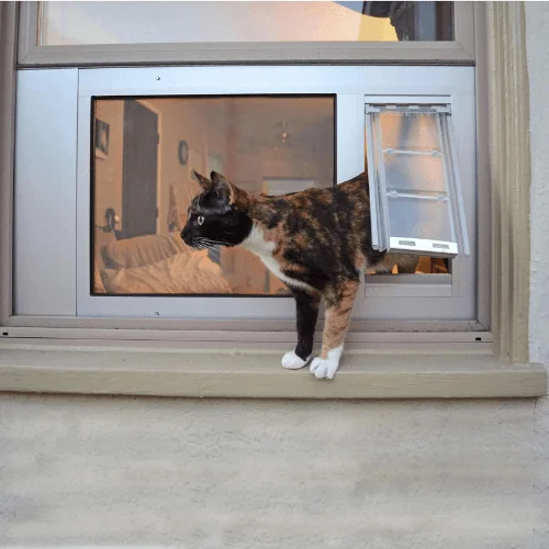 Glass-Mounted Pet Doors