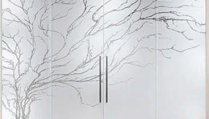 Sandblasted Glass Design