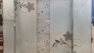 Sandblasted Glass Design